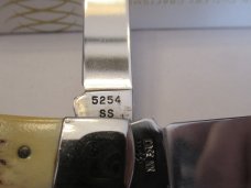 Case XX 1985  2nd Cut Stag Old Grind Trapper Pattern # 5254 SS 