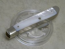 Queen Cutlery Co. Titusville PA Pearl #14 Peanut Knife