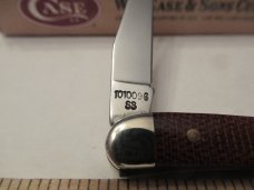 Case XX 1999  Tan Micarta  Tiny Texas Tooptick Pattern # 1010096 SS