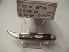 Case XX 1999  Tan Micarta  Tiny Texas Tooptick Pattern # 1010096 SS