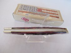 Case XX 2018 Damascus ,Crimson Bone Farmers Pattern # 61048 Dam