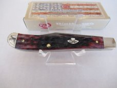 Case XX 2018 Damascus ,Crimson Bone Farmers Pattern # 61048 Dam