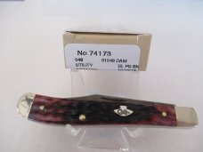 Case XX 2018 Damascus ,Crimson Bone Farmers Pattern # 61048 Dam