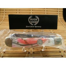 NEW IN BOX MINT 2010 BUCK CREEK BC-254 GERMAN MADE BEAUTIFUL BONE TRAPPER FOLDING POCKET KNIFE