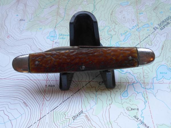 Duane Cutlery Pen Knife Pressed Stag Germany 1910-1920