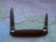 Duane Cutlery Pen Knife Pressed Stag Germany 1910-1920