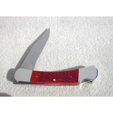 RARE 1989 CASE XX USA R61139L LARGE 5" LOCKBACK RED BONE FOLDING KNIFE - MINT