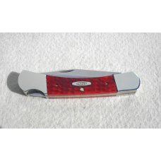 RARE 1989 CASE XX USA R61139L LARGE 5" LOCKBACK RED BONE FOLDING KNIFE - MINT