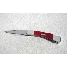 RARE 1989 CASE XX USA R61139L LARGE 5" LOCKBACK RED BONE FOLDING KNIFE - MINT