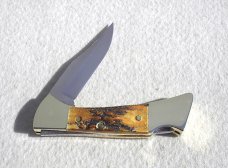 CASE XX USA 1991 GENUINE STAG 5158L LOCKBACK KNIFE, BRADFORD, PA.