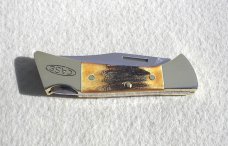 CASE XX USA 1991 GENUINE STAG 5158L LOCKBACK KNIFE, BRADFORD, PA.