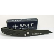 SMITH amp WESSON SWAT SWITCHBLADE EXTREME OPS KNIFE W TANTO BLADE BLACK 45quot NIB