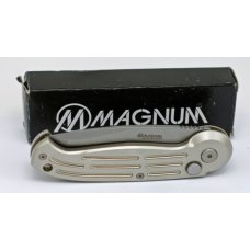 BOKER MAGNUM SWITCHBLADE TANTO COMBO BLADE - CHAMPAGNE - NIB - MADE IN TAIWAN BO007