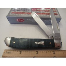 Case XX 2019 Turquoise Curly Maple Mini Trapper Pattern # 7207 SS