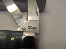 Case XX 2019 Turquoise Curly Maple Mini Trapper Pattern # 7207 SS