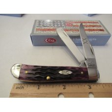 Case XX Carbernet Bone Mini Trapper Pattern # 6207 SS
