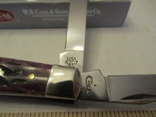 Case XX Carbernet Bone Mini Trapper Pattern # 6207 SS