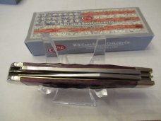 Case XX Carbernet Bone Mini Trapper Pattern # 6207 SS