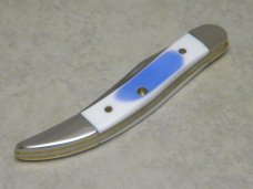 Case XX USA 2014 Blue and White 410096 SS Tiny Toothpick Knife in Box