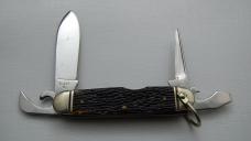 Western Unofficial Scout With Brown Jigged Bone Covers 3 5/8