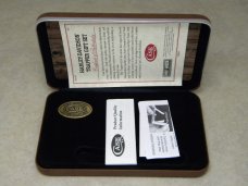 Case XX USA 2017 Smooth Natural Cinnamon Bone 6254 Harley Davidson Trapper Knife in Display Box