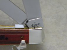 Case XX USA 2017 Smooth Natural Cinnamon Bone 6254 Harley Davidson Trapper Knife in Display Box