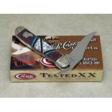 Case XX USA 2-Dot Custom Brian Yellowhorse 61953 L SS Russlock Knife in Box