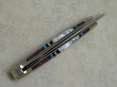 Case XX USA 2-Dot Custom Brian Yellowhorse 61953 L SS Russlock Knife in Box