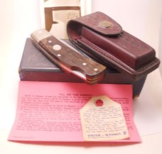 Smith & Wesson USA 6060 Law Enforcement Officer Knife NIB Sheath 