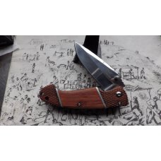 Tactical Warrior V Liner Lock Wood Handles