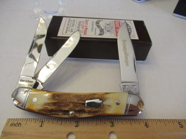 Schatt & Morgan Stag Sowbelly Model # 03116 Schatt & Morgan Stag Sowbelly Model # 03116
