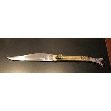 India Rampur Leverlock Automatic Switchblade Pocket Knife