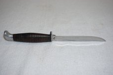 CASE TESTED RAZOR EDGE XX - USA - 316-5 SSP - Knife w/Stacked Leather Handle & Leather Sheath