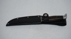 CASE TESTED RAZOR EDGE XX - USA - 316-5 SSP - Knife w/Stacked Leather Handle & Leather Sheath
