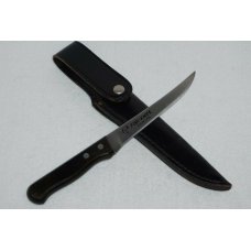 Vintage FISH-KNIFE Fillet Knife wOriginal Leather Sheath - JAPAN