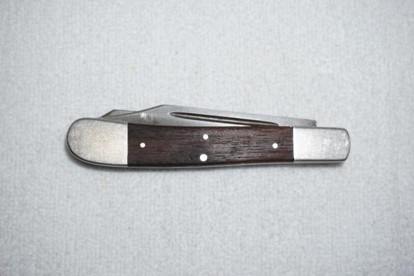 Vintage CI 2 Blade Pocket Knife w/Wood Scales