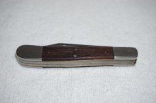 Vintage CI 2 Blade Pocket Knife w/Wood Scales