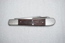 Vintage CI 2 Blade Pocket Knife w/Wood Scales