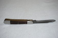 Vintage CI 2 Blade Pocket Knife w/Wood Scales