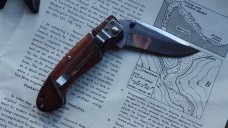 Tactical Warrior III Liner Lock Wood Handles  SW-181W