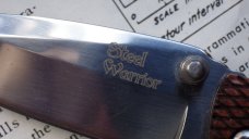 Tactical Warrior III Liner Lock Wood Handles  SW-181W
