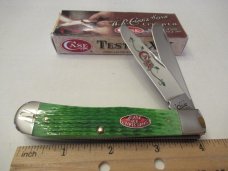 Case XX 2011 Green Bone Trappern Pattern # 6254 SS