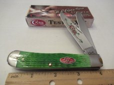 Case XX 2011 Green Bone Trappern Pattern  6254 SS