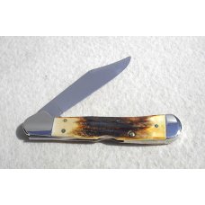 NOS CASE XX USA 1999 LARGE GENUINE STAG COPPERLOCK # 51549L KNIFE