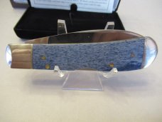  Case XX Blue Giraffe Bone Tribal Lock Pattern # TBEX12010L SS
