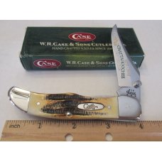 Case XX Mid Folding Hunter Bone Stag Pattern # 6.51265LC SS