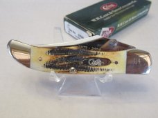Case XX Mid Folding Hunter Bone Stag Pattern # 6.51265LC SS