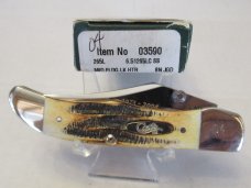 Case XX Mid Folding Hunter Bone Stag Pattern # 6.51265LC SS