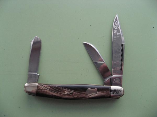 BULLDOG BUFFALO HORN STOCKMAN