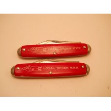 2 Novelty KKK Klan Knives